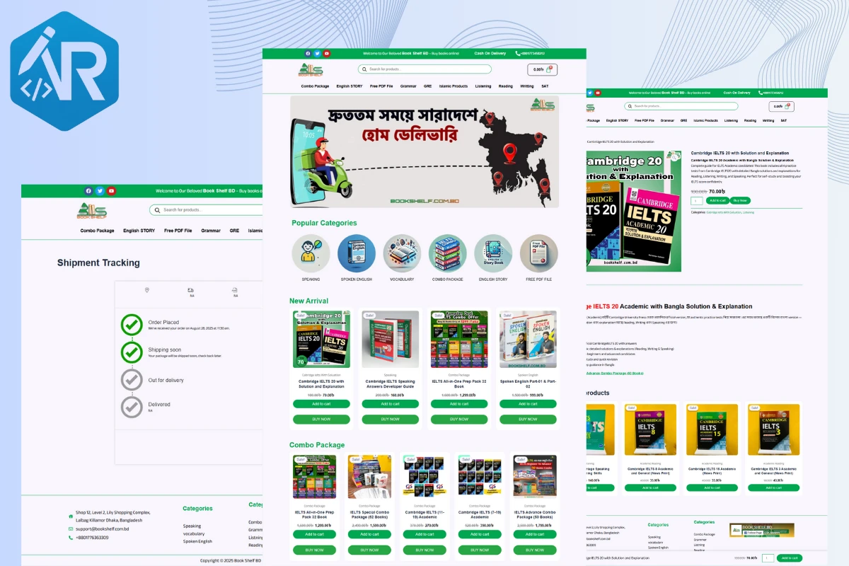 Book Shelf BD | E-commerce Website