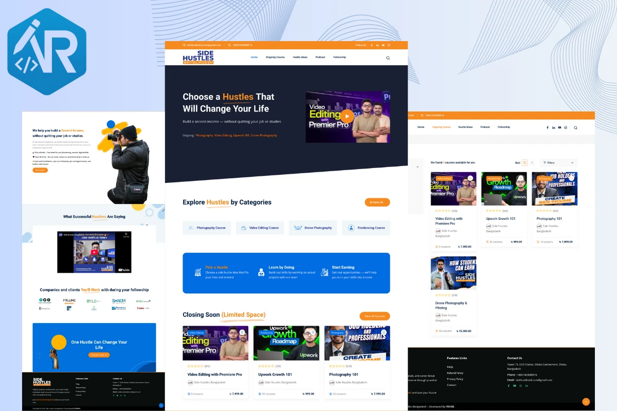 Side Hustles Bangladesh Website