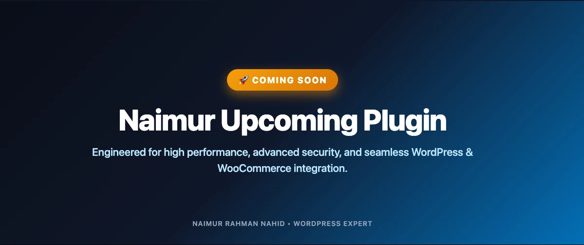 Coming Soon Banner